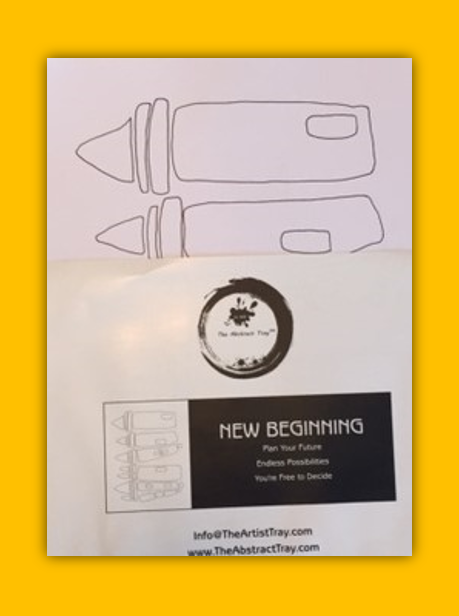 "New Beginning" Abstract Coloring Pages - Focus On A New Beginning