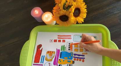 Abstract Designs Coloring Set