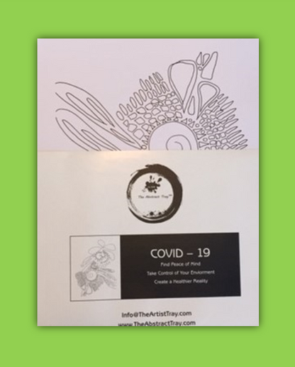"COVID" Abstract Coloring Pages - Release Fear Of Illness